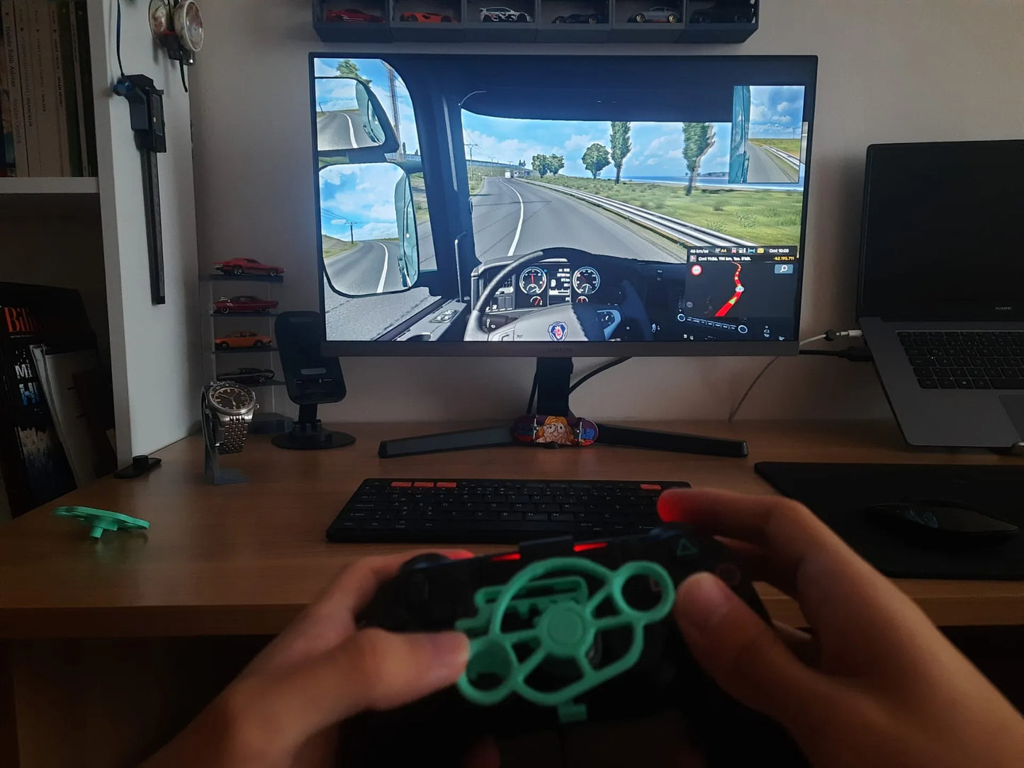 PS4 Mini Direksiyon Seti Esnek Kırılmaz Rulmanlı